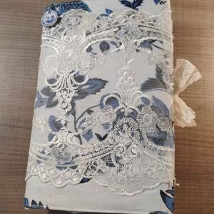 Vintage Lace Junk Journal: "Blue Ivory Dreams"